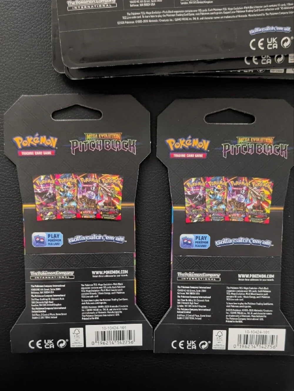 Pokémon Mega Evolution Pitch Black Bundle Factory Sealed